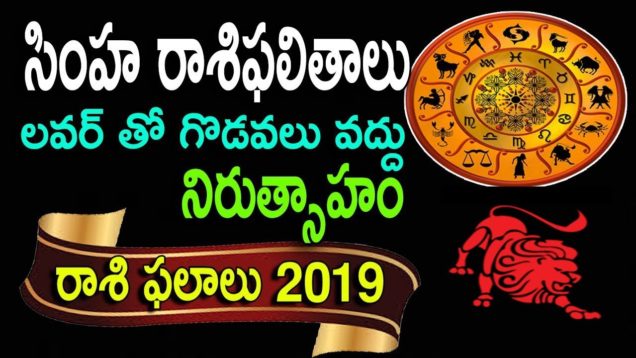 సింహ రాశి 2019