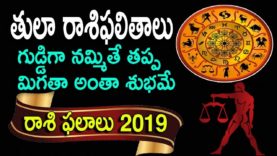 తులా రాశి ఫలితాలు 2019