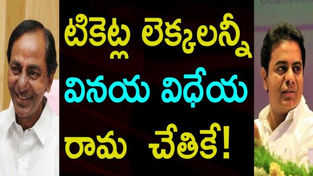 Kcr Gives Ticket Allotting Rights To KTR