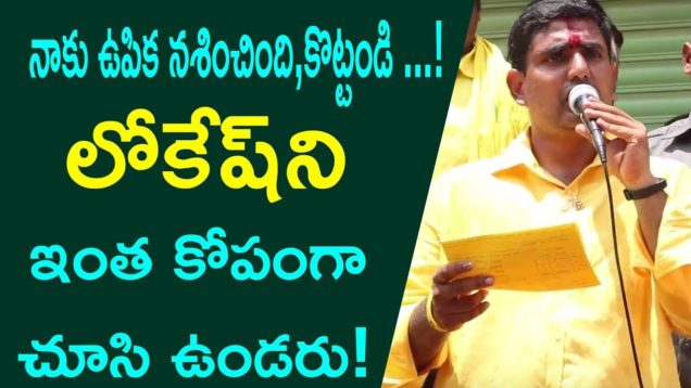 Nara Lokesh Fires
