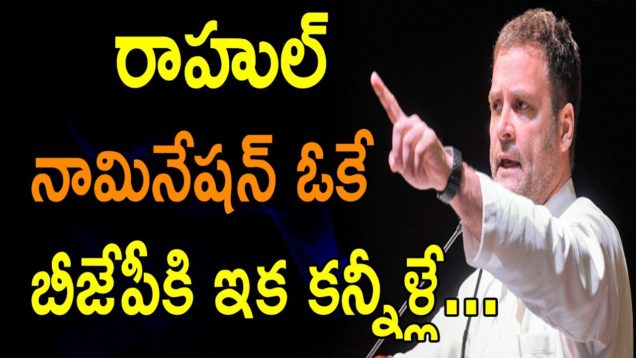 RAHUL GANDHI’s Nomination Is Valid From AMETHI SEAT