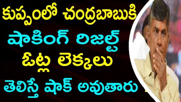 Shocking Results To TDP At Kuppam Constituency