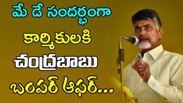 Chandrababu Participants May day Celebrations