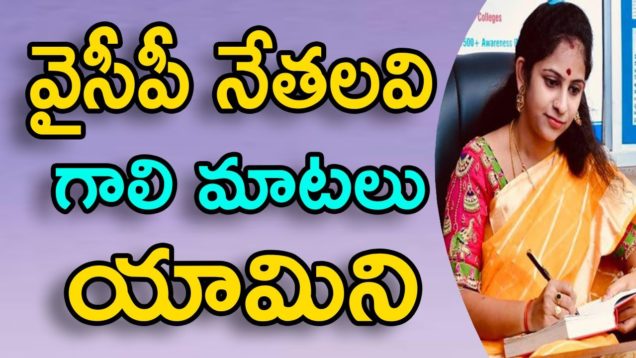 Yamini Sadineni Sensational Comments On YSRCP Party Leaders
