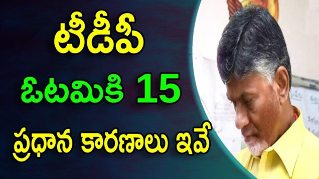 Babu special postmortem for TDP (election 2019)