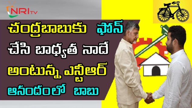 Chandrababu and NTR Conversation in Call About TDP Party