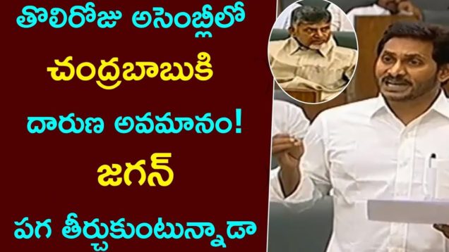 Chandrababu Insulted In First Day Of AP Assembly