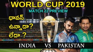 India vs Pakistan, ICC World Cup 2019 : Dawan Is In The Match