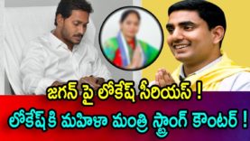 Lokesh Serious On YS Jagan
