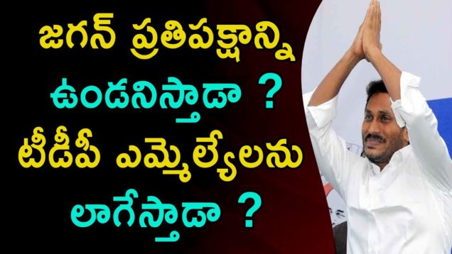 No TDP MLA left in opposition