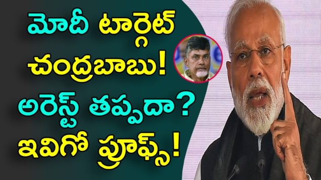 PM Modi Targets Chandrababu Naidu