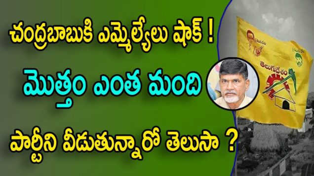 TDP MLA Candidates Are Leaving Party