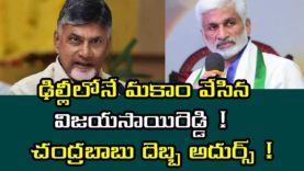 Ycp Mp Vijaya Sai Reddy in Delhi Because of Chandrababu