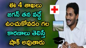 YS Jagan Keeping 4 ministries With Him