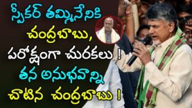 Chandrababu counter to speaker Tammineni Sitaram