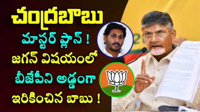 Chandrababu interlocked BJP in Jagan issue